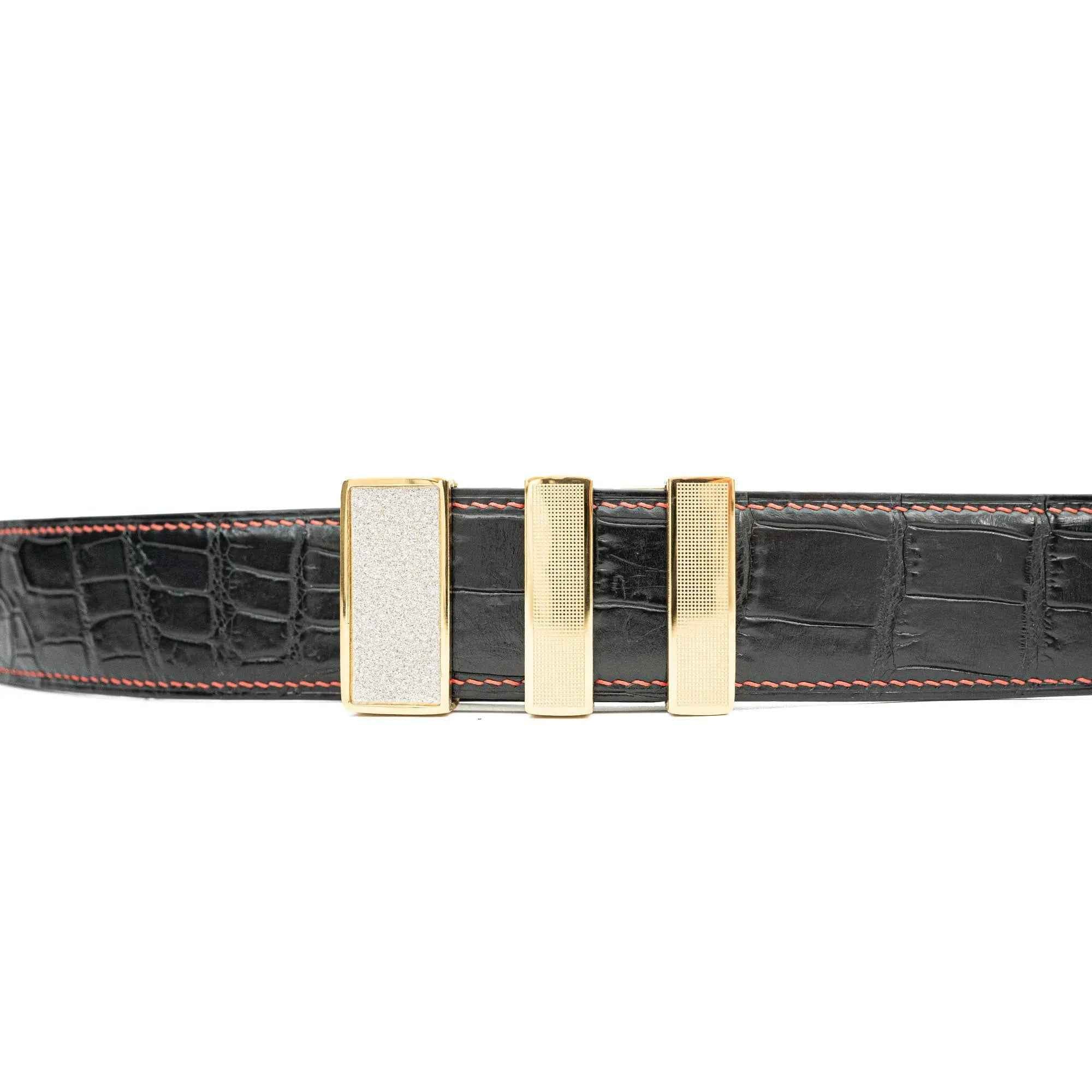 Handcrafted Alligator Leather Belts DVG45