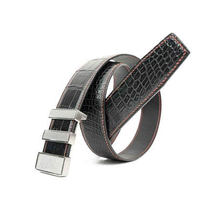 Handcrafted Alligator Leather Belts DVG45