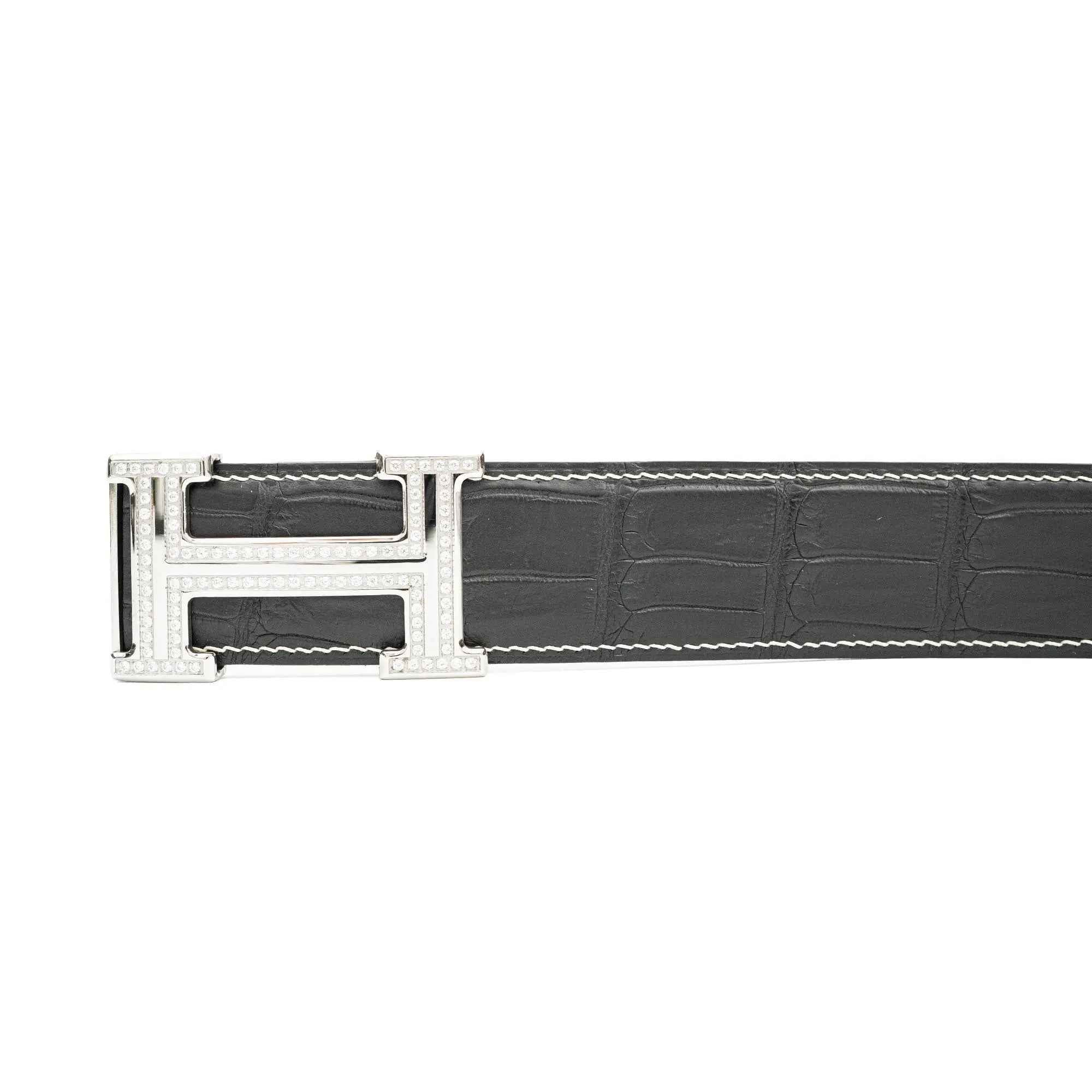 Handcrafted Alligator Leather Belts DVG59
