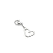 Heart silver charm