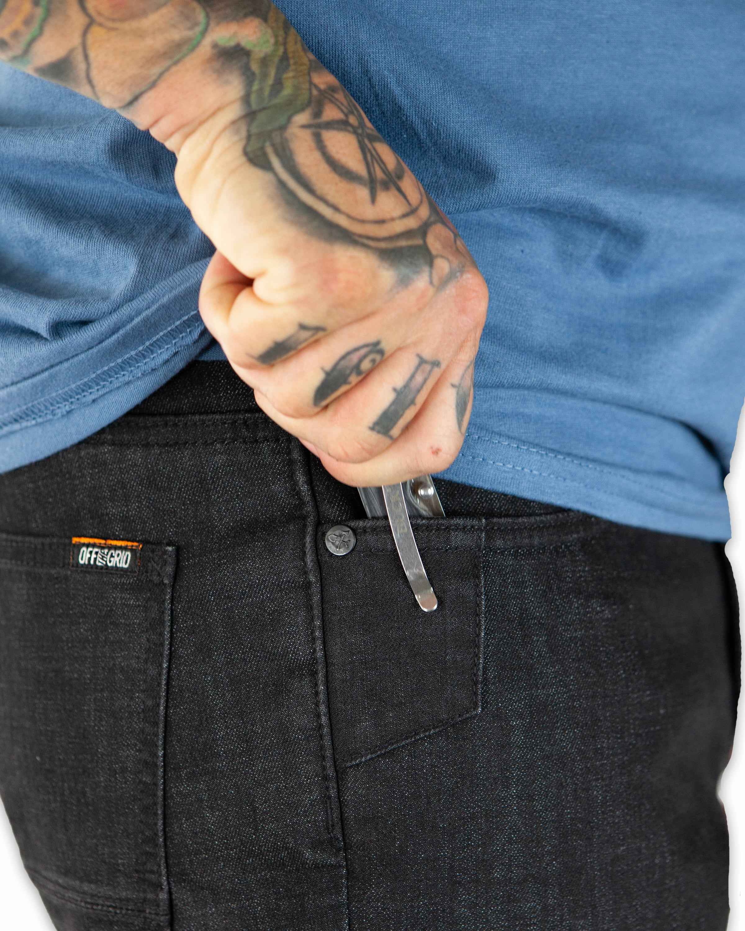Hideout Denim Standard Fit - Black
