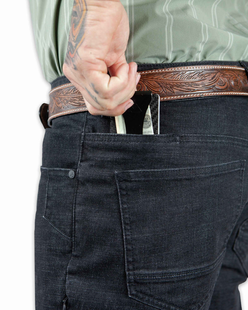 Hideout Denim Boot Cut - Black