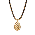 Pineapple Cord Necklace