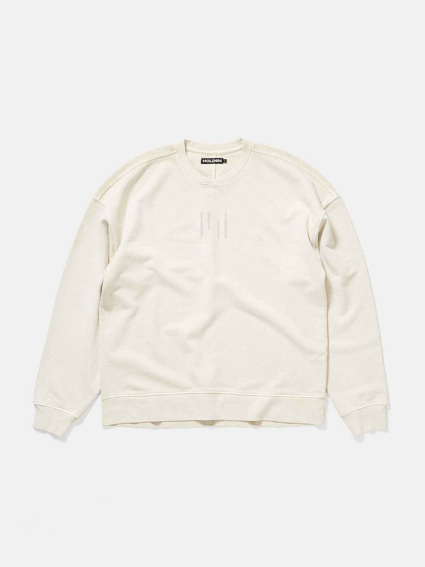 Oversized French Terry Crew - Hay