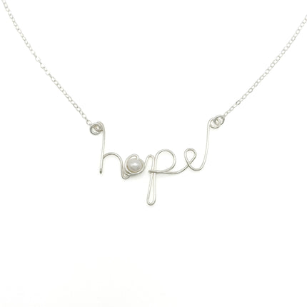 Hope sterling silver necklace