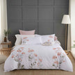 Hydrangea 100% Cotton Embroidered Duvet Cover Set