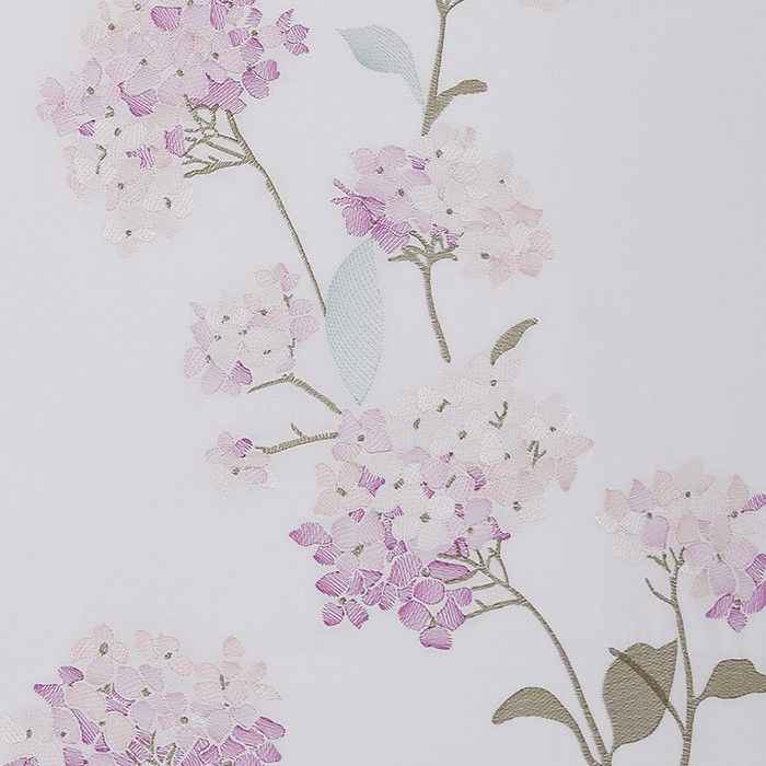 Hydrangea 100% Cotton Embroidered Duvet Cover Set