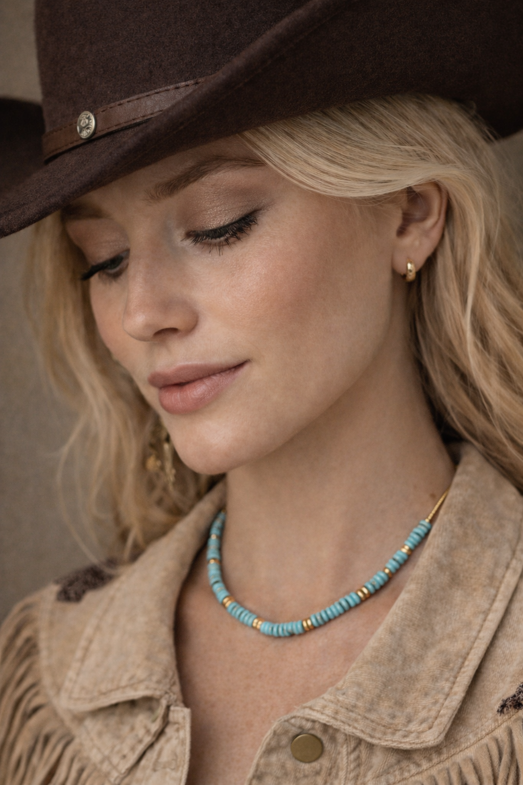 Turquoise Beaded Necklace