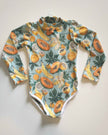 Lola One Piece Kids Swimsuit - Papaya