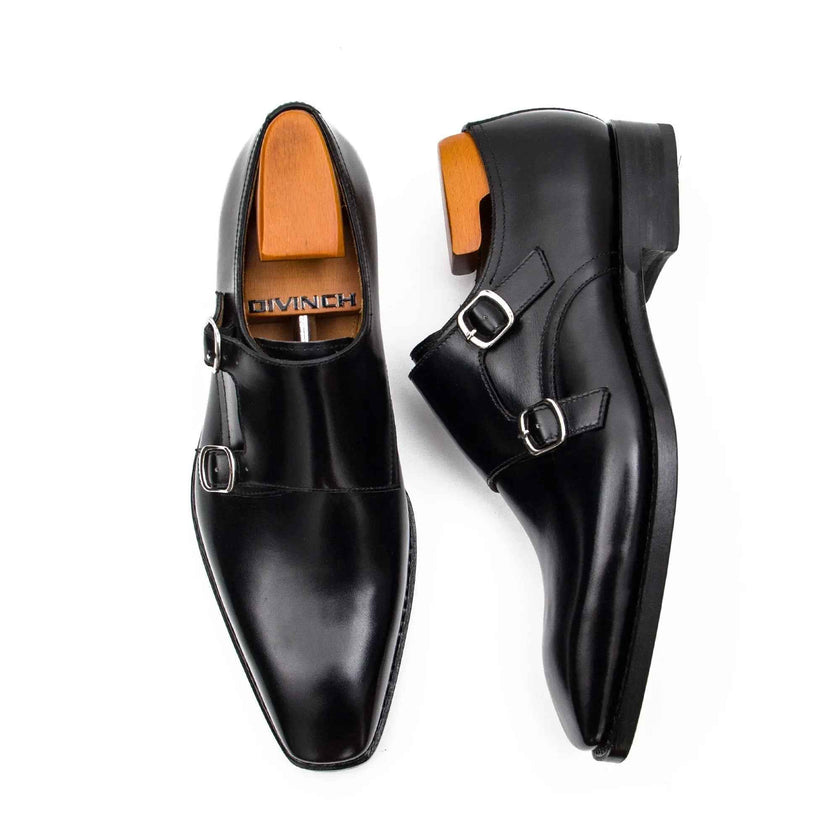Goodyear Welt Double Monk Shoes
