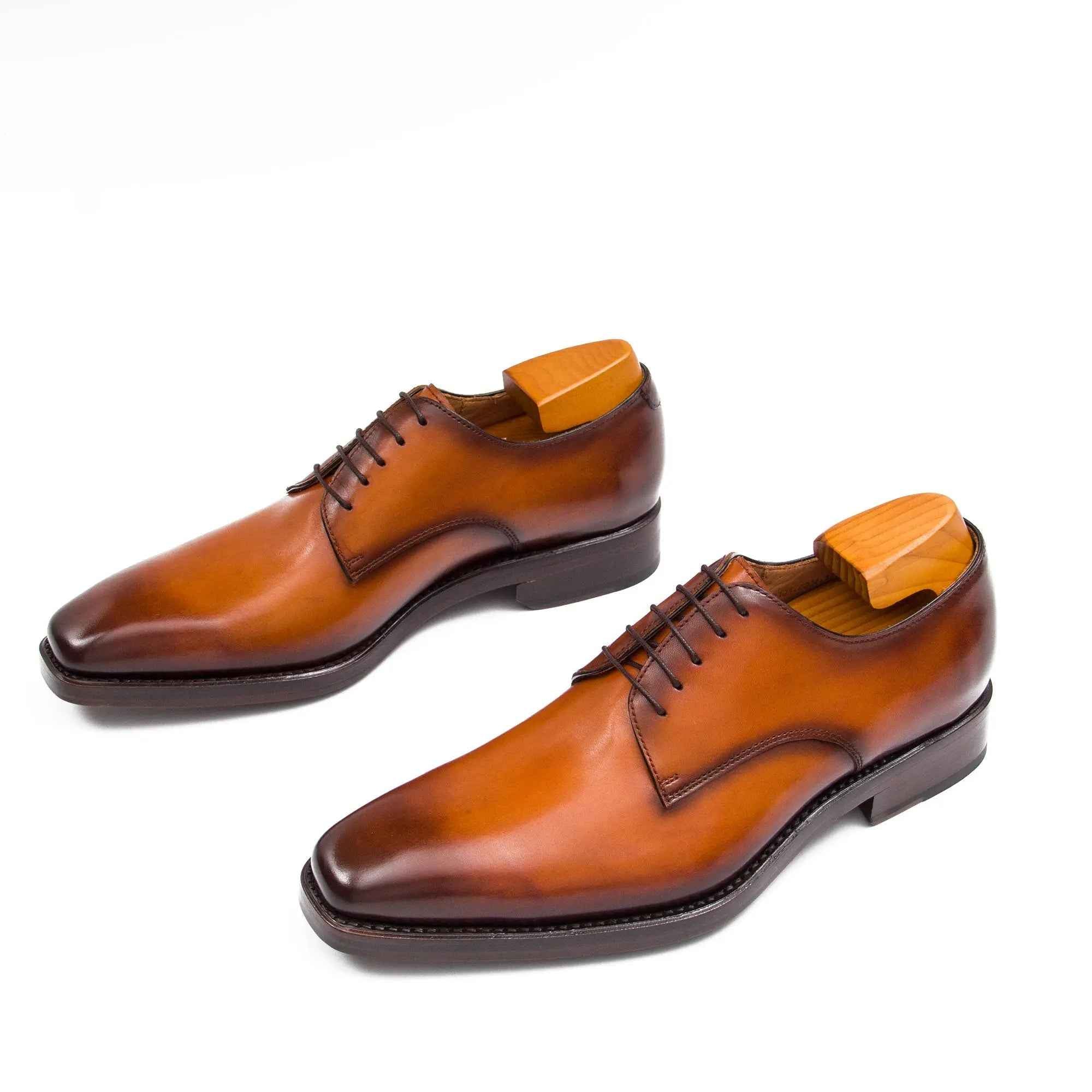 Goodyear Handmade Leather Derby Shoes