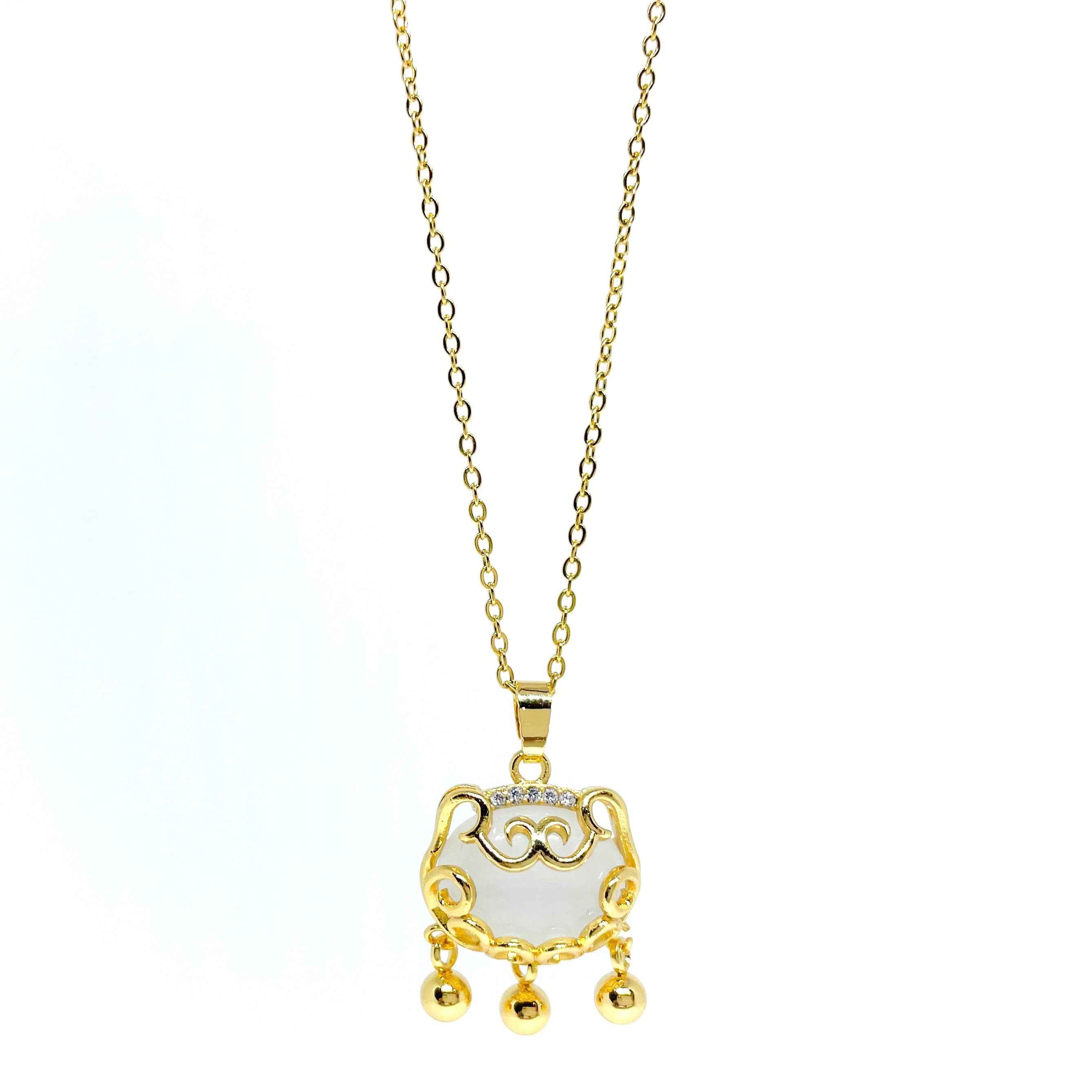 Lock of Fortune - Cats Eye Necklace