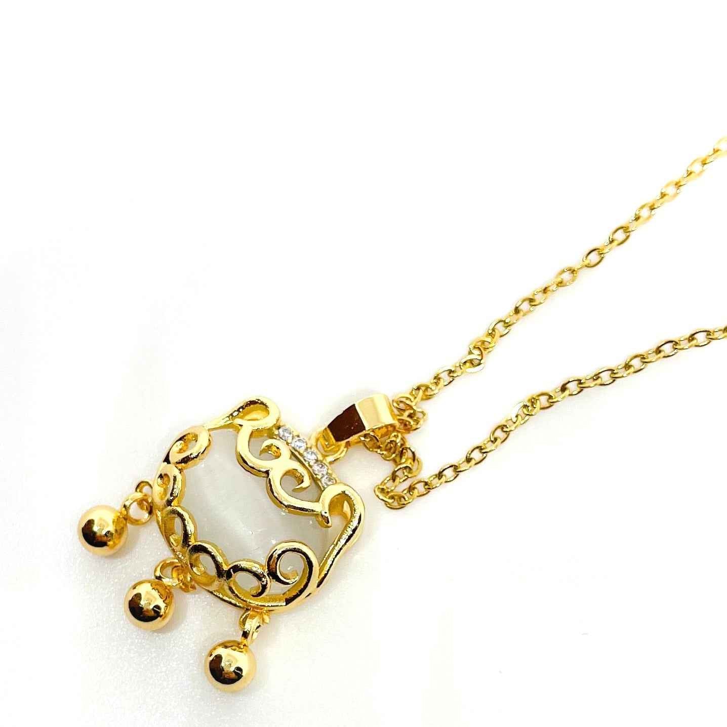 Lock of Fortune - Cats Eye Necklace