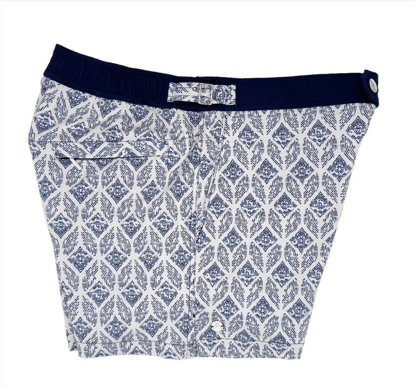 The Restless Swim Shorts - Aegean Mosaic
