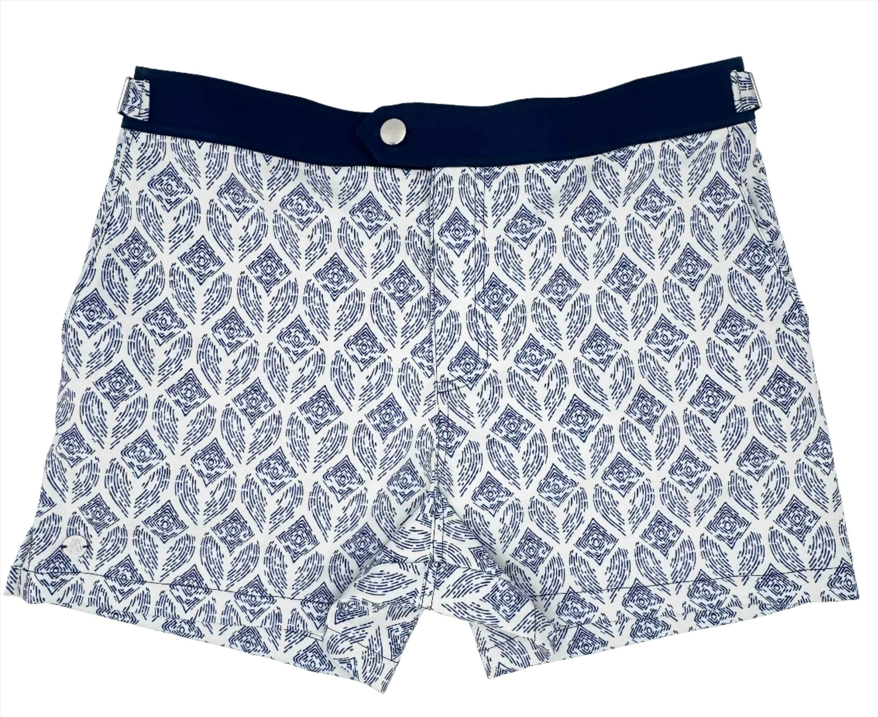 The Restless Swim Shorts - Aegean Mosaic