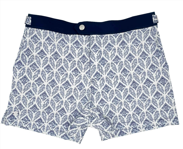 The Restless Swim Shorts - Aegean Mosaic