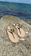 ALIANA Nude Gel Beach Sandals
