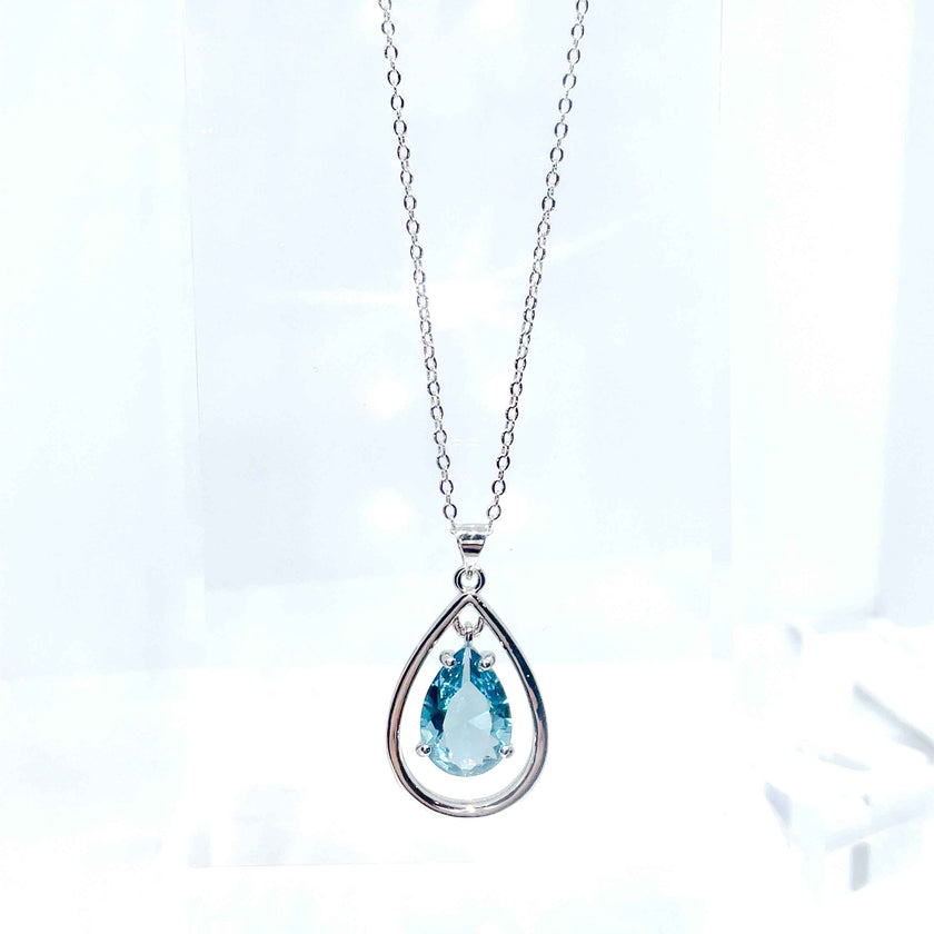 Princess Aqua Necklace