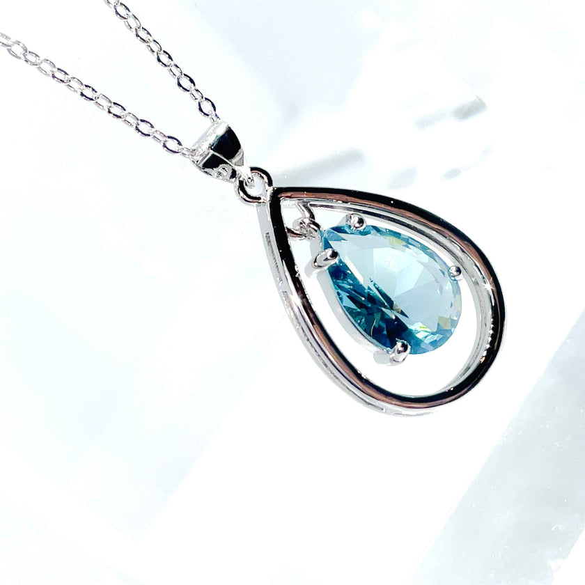 Princess Aqua Necklace