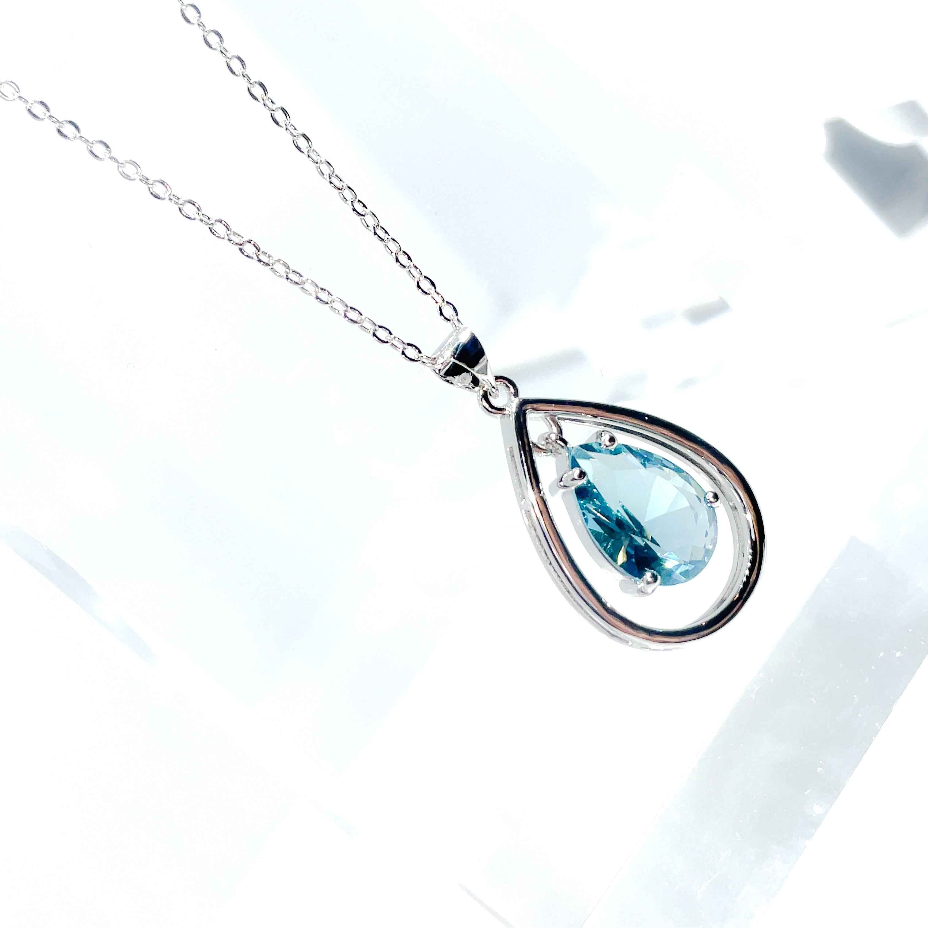 Princess Aqua Necklace