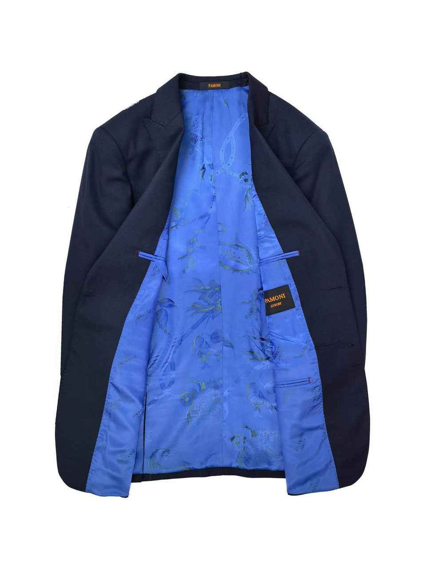 Navy Two Button 3-Piece Suit