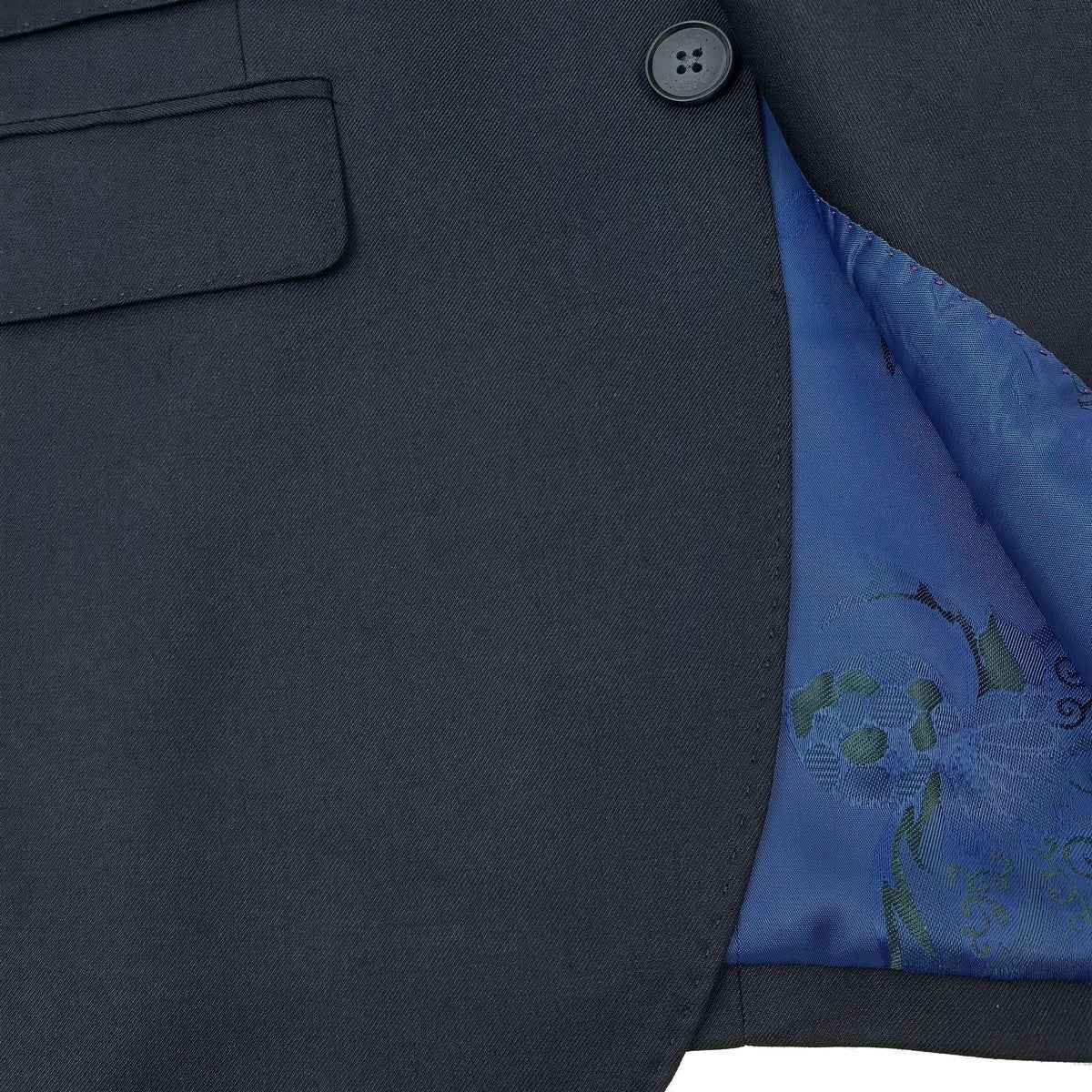 Navy Two Button 3-Piece Suit