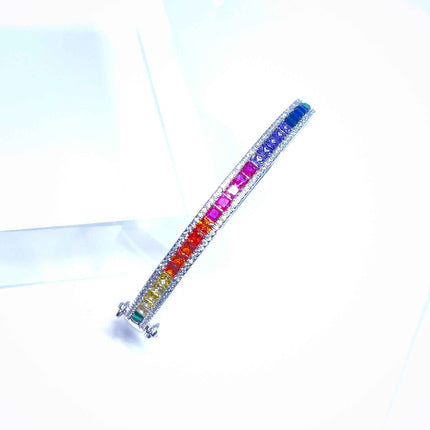 Hope - Rainbow Bangle Bracelet