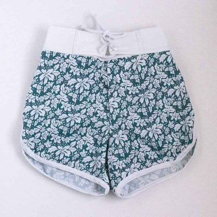 Blue Hibiscus Kids Surf Shorts