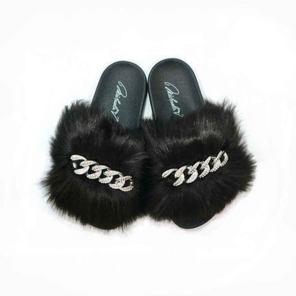 Michaela V Pupa Slippers Black