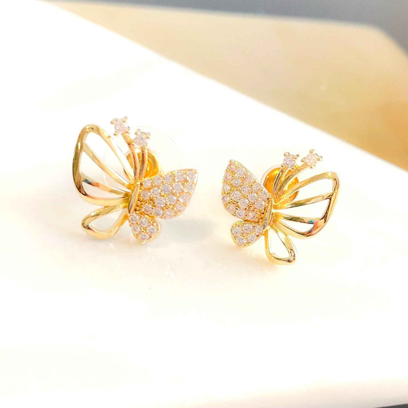 Mismatched Butterfly Studs