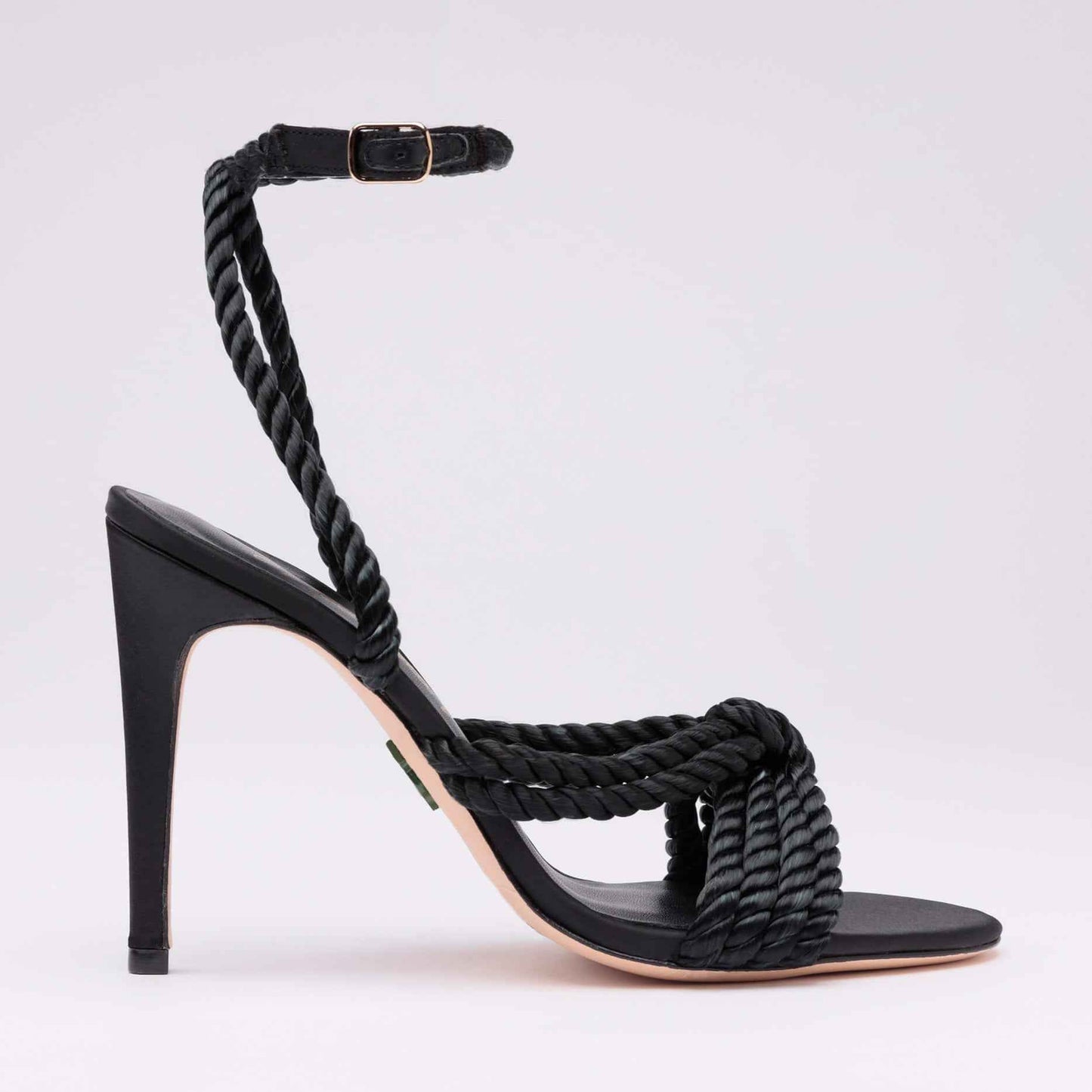 Michaela V Selene Satin heels • Black