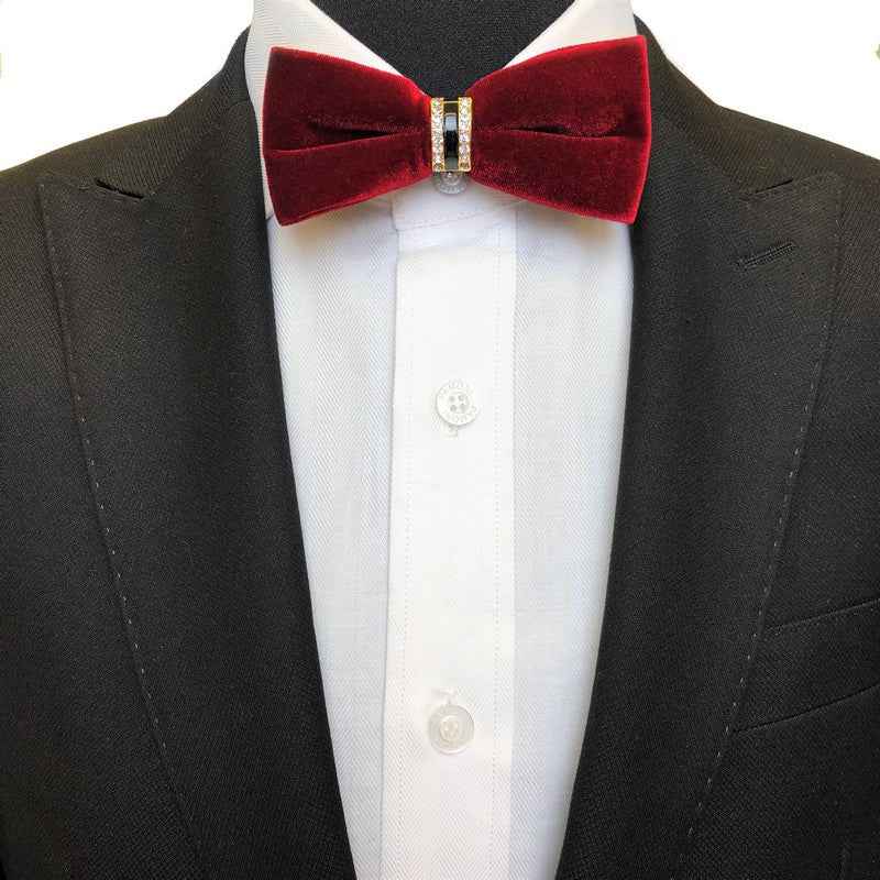 Slim Velvet Bow Tie (2 Colours)
