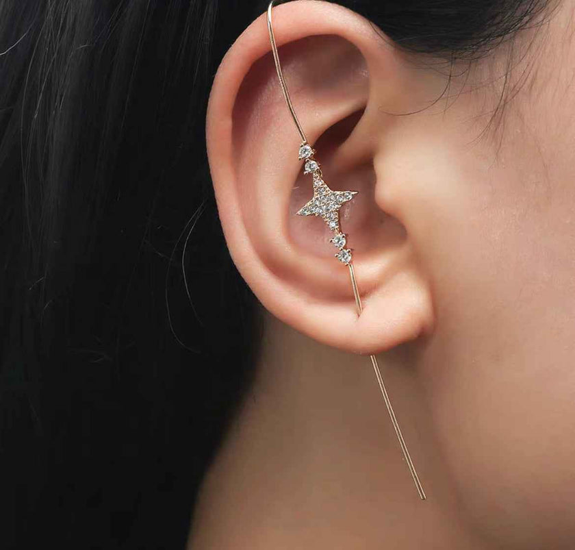 Crystal Star Ear Crawler Hook