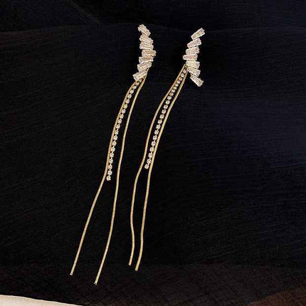 Crystal Back Drop Earrings