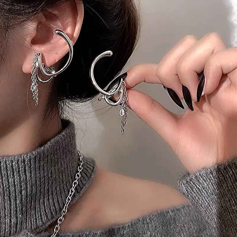 Layered Ear Cuff Earrings