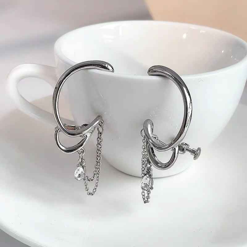 Layered Ear Cuff Earrings