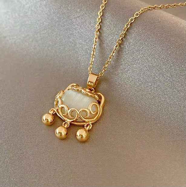 Lock of Fortune - Cats Eye Necklace