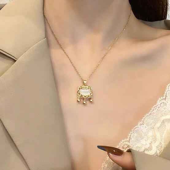 Lock of Fortune - Cats Eye Necklace