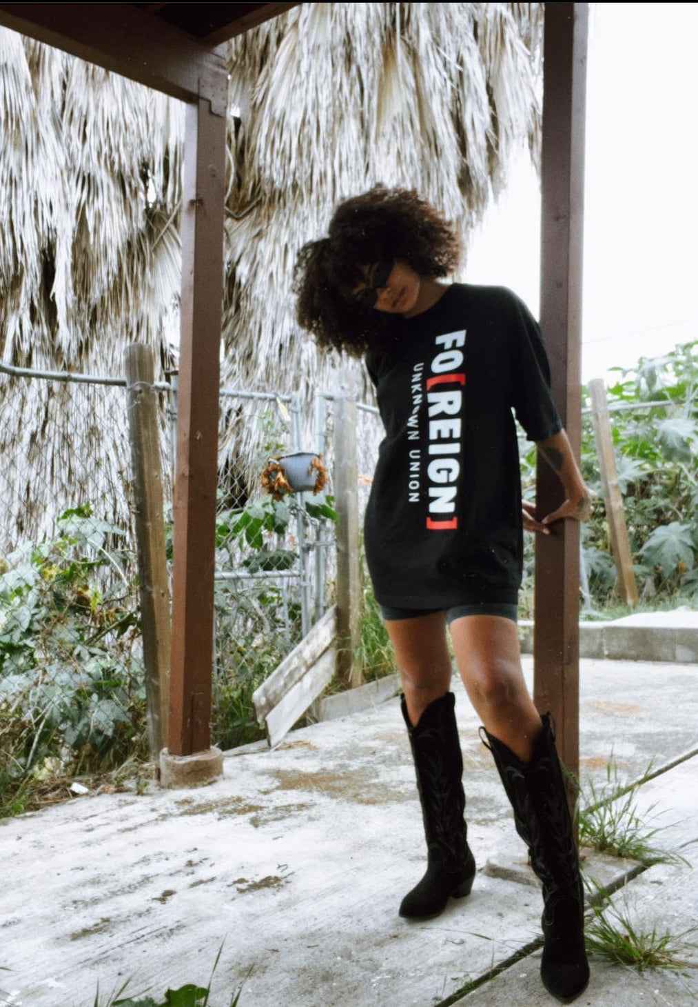 FO[REIGN] JP Oversized Tee Black