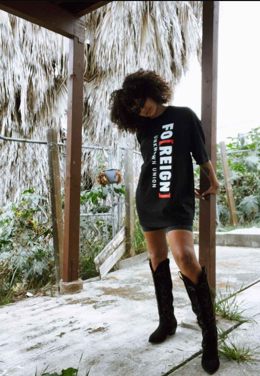 FO[REIGN] JP Oversized Tee Black