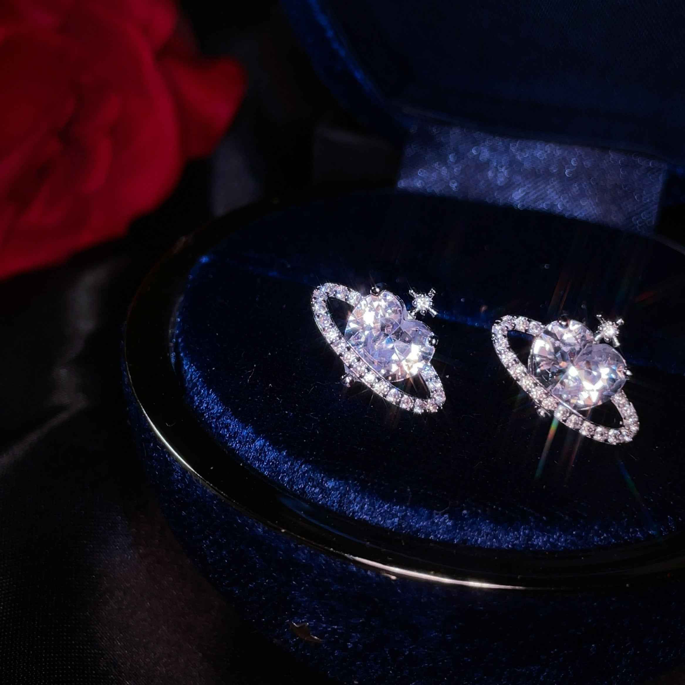 Planet Heart Earrings