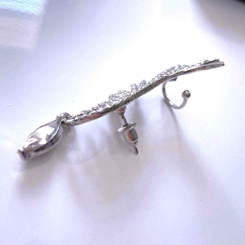 Fly-High Angel Wings Crystal Earrings