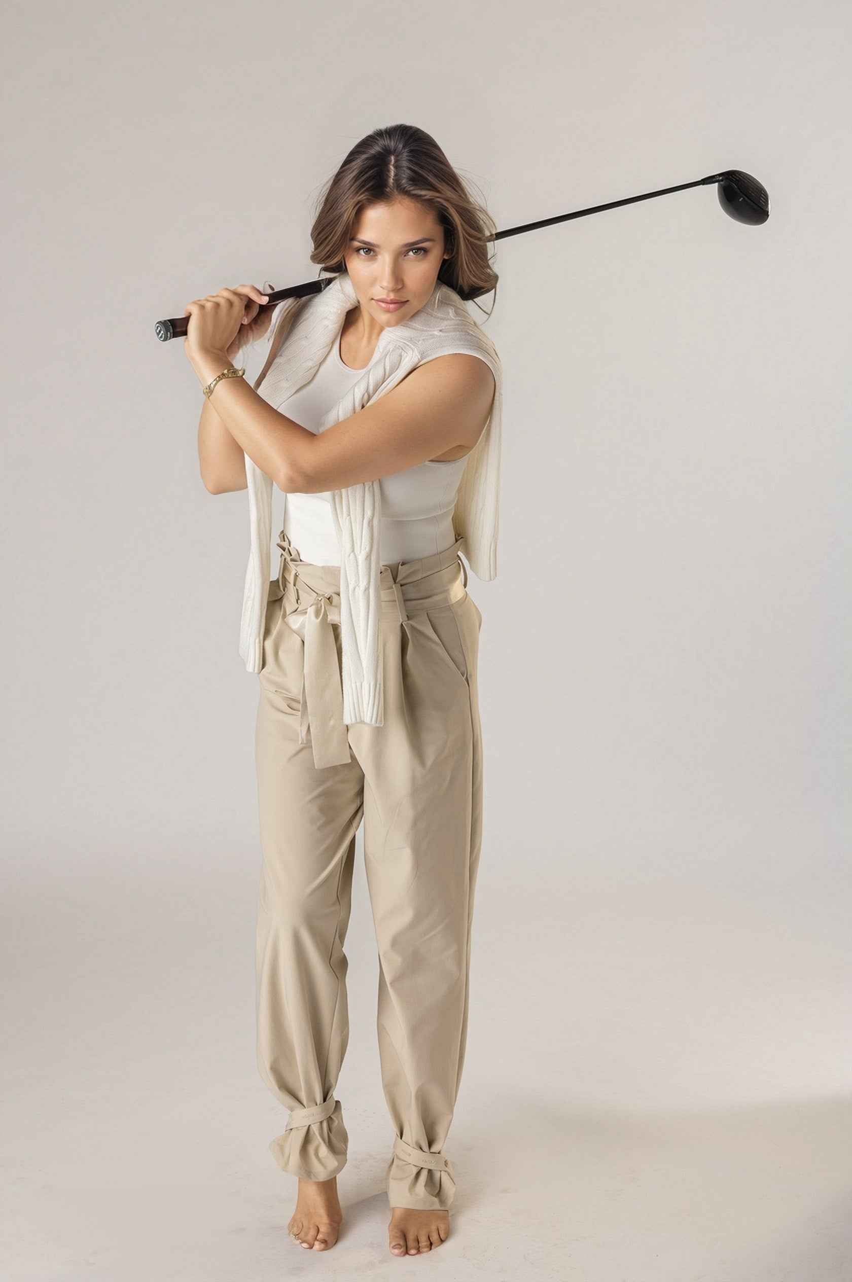 Foreplay Women’s Golf Pants - Paperbag-Waist