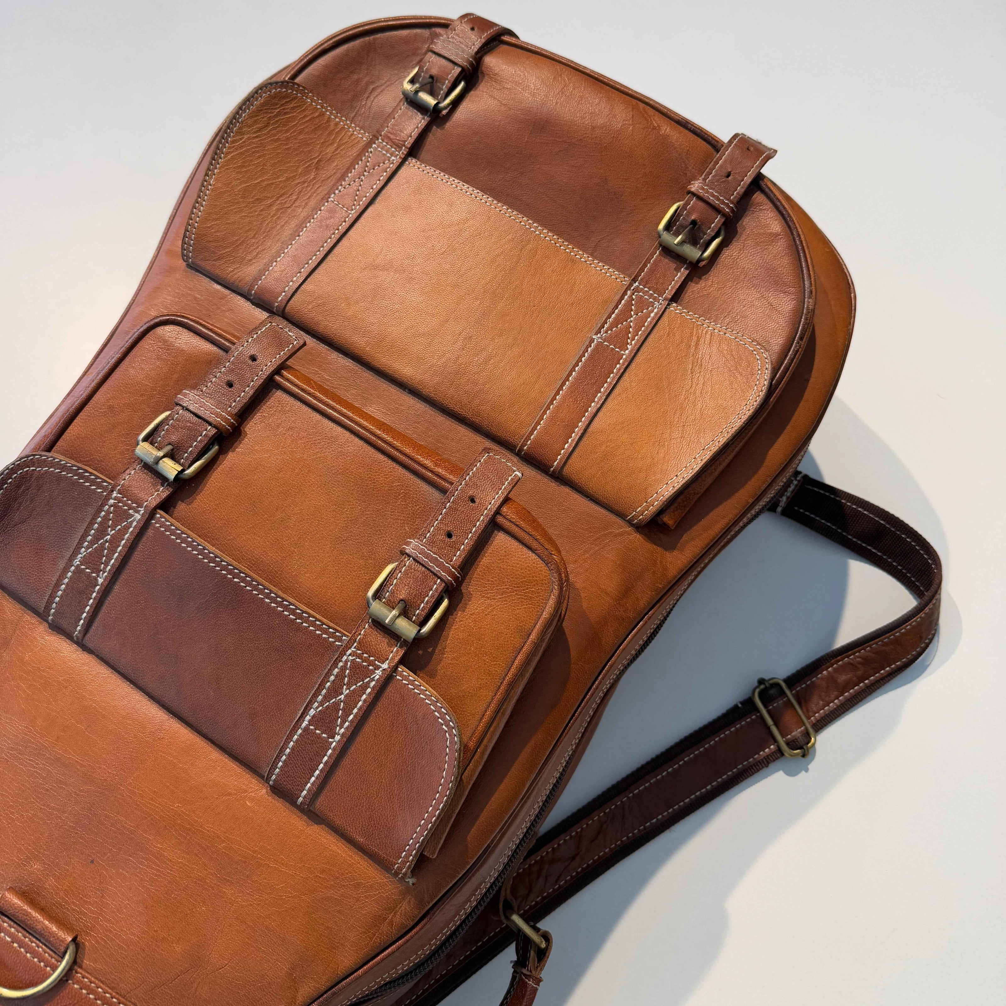 Personalized Leather Guitar Case