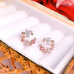 Sakura Moon Studs
