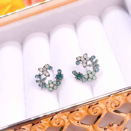 Sakura Moon Studs