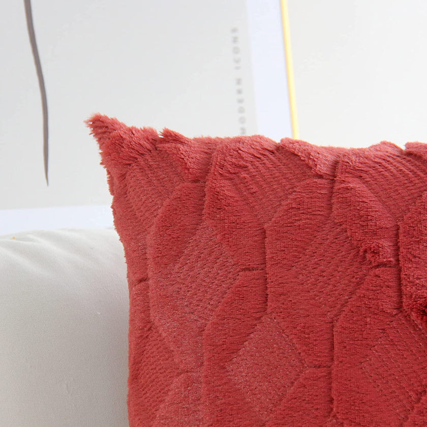 Diamond shaped Plush Throw Pillow (With Insert) size 18