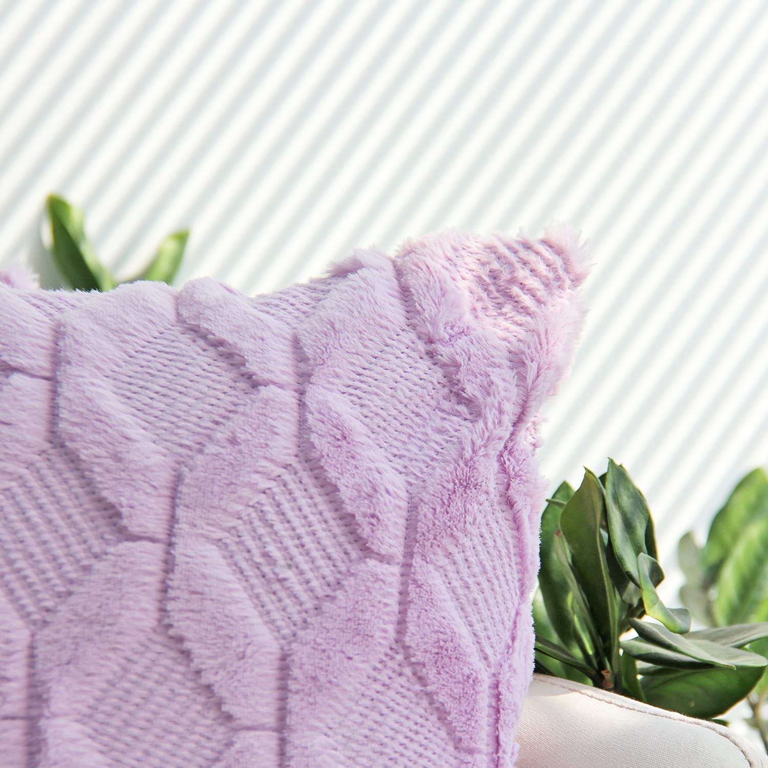 Diamond shaped Plush Throw Pillow (With Insert) size 18