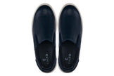 CALTO - J1421 - 2.8 Inches Taller (Dark Slate Blue) - Leather Loafers