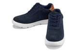 CALTO - J1582  - 2.6 Inches Taller (Navy) - Lightweight Casual Walkers